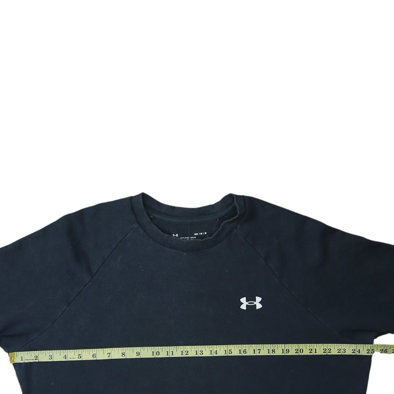 Under Armour Mens Black M Pullover Crew Neck Fleece Sweatshirt