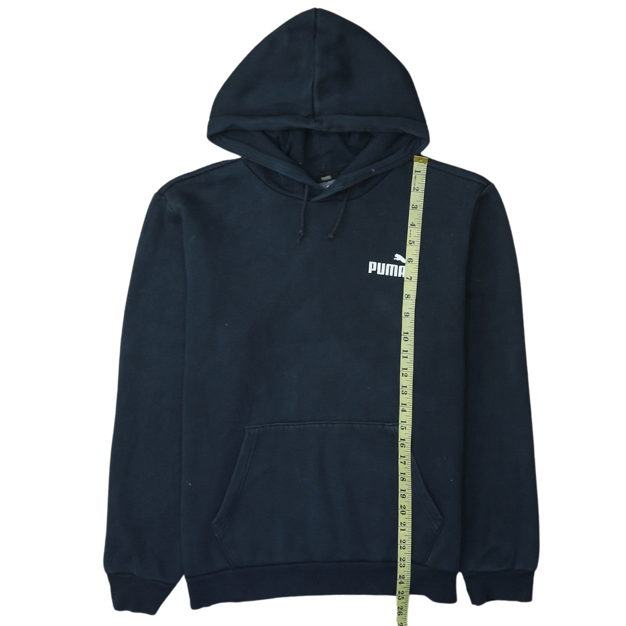 Puma Men's Black Pullover Hoodie Size M Regular Fit Fleece