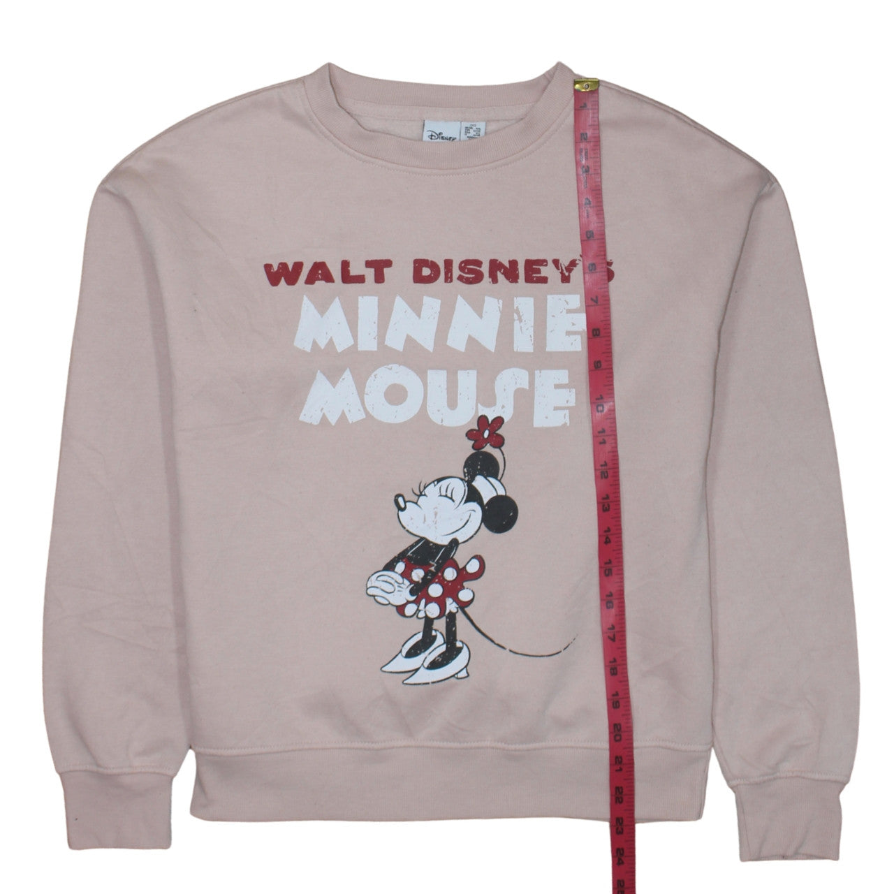 Disney Primark Cares Women Beige Minnie Mouse Pullover Sweatshirt 2XS