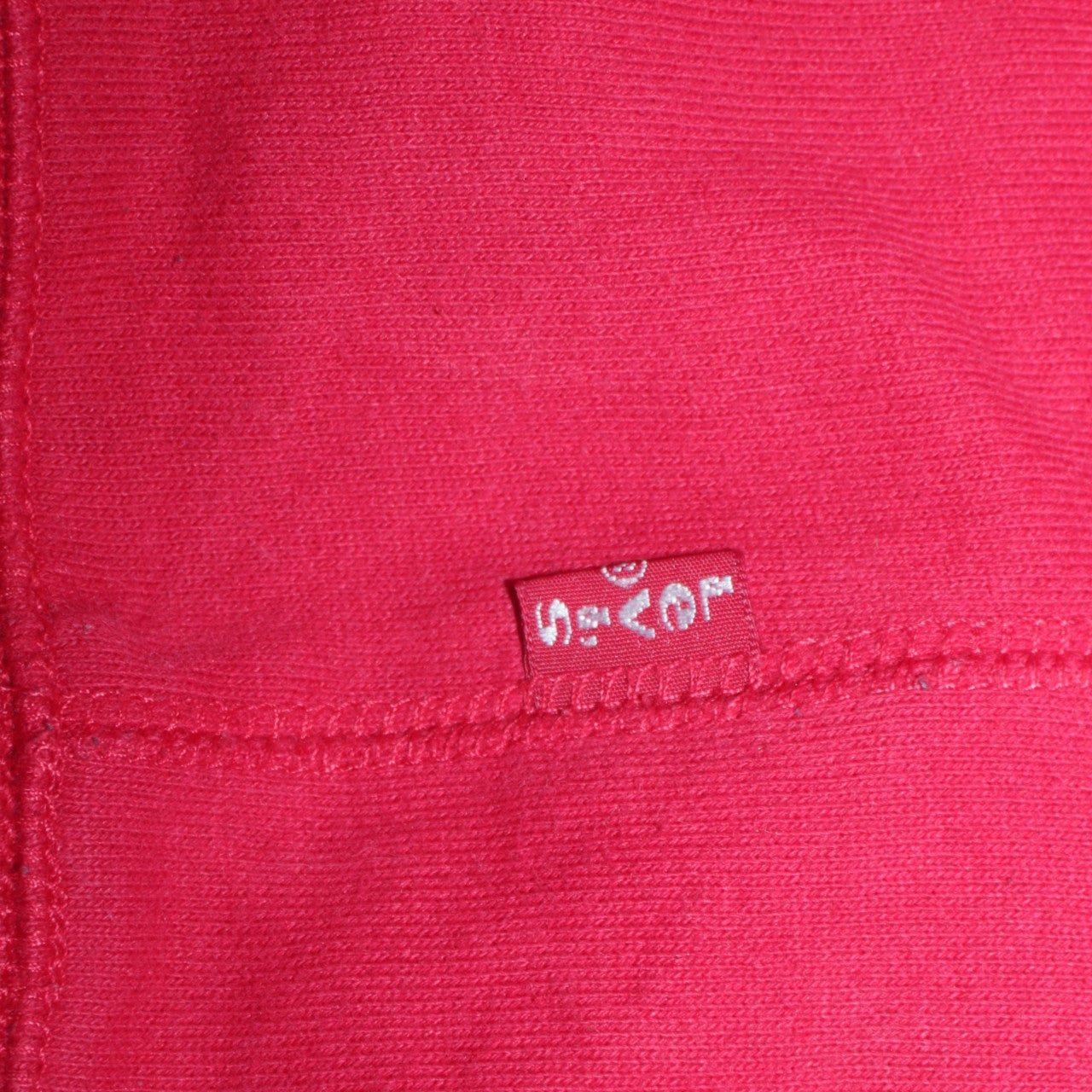 Levi's Women's Red Crew Neck Pullover Logo Sweatshirt Size 16