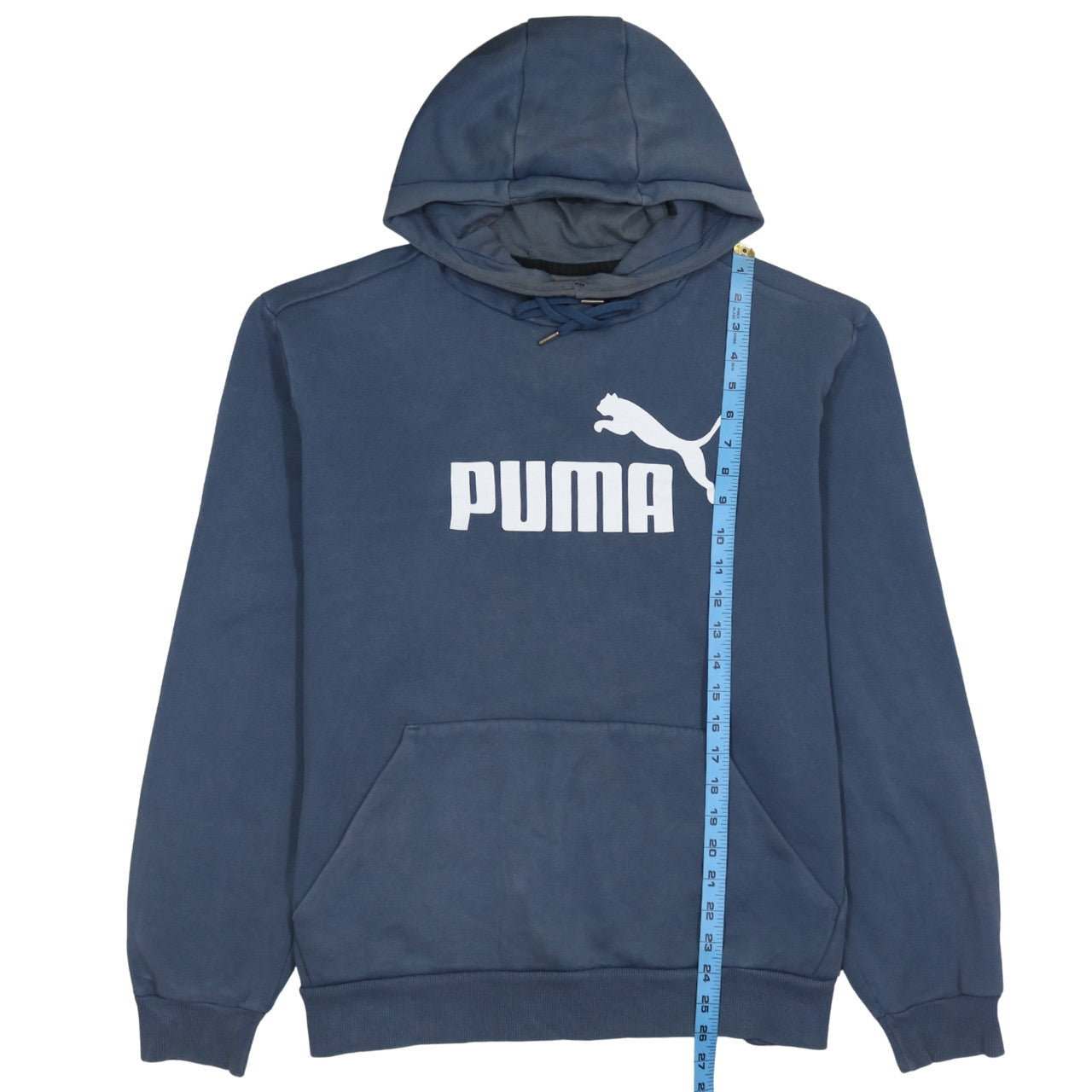 Puma Mens Blue XL Pullover Hoodie Sweatshirt Logo Sportswear