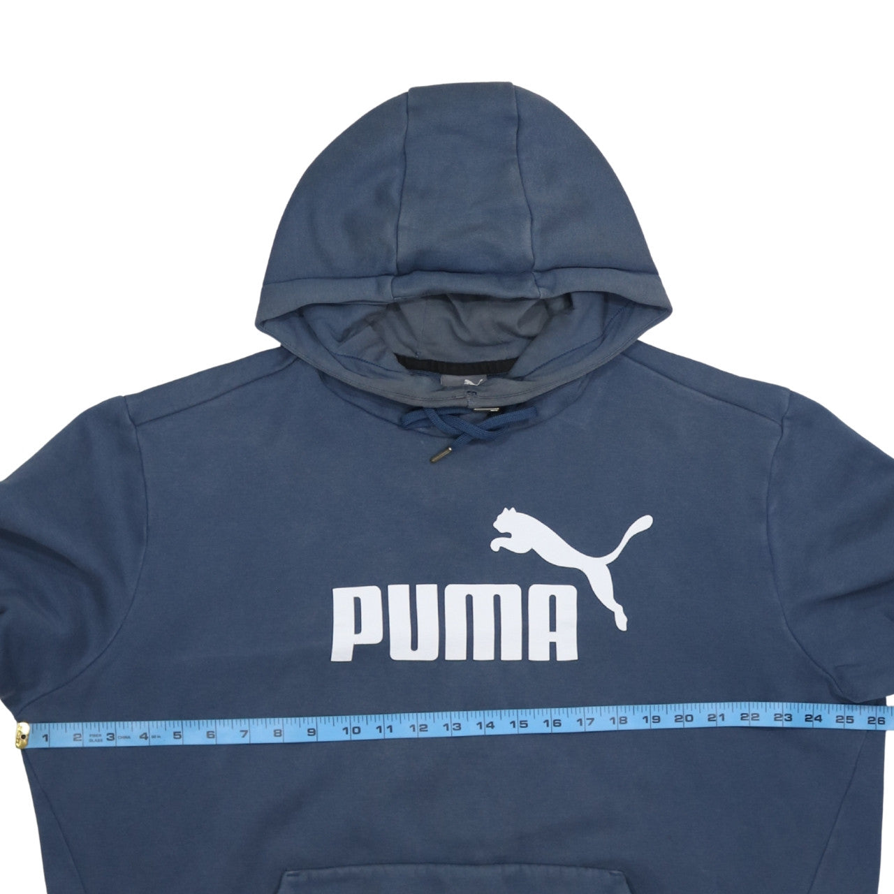 Puma Mens Blue XL Pullover Hoodie Sweatshirt Logo Sportswear