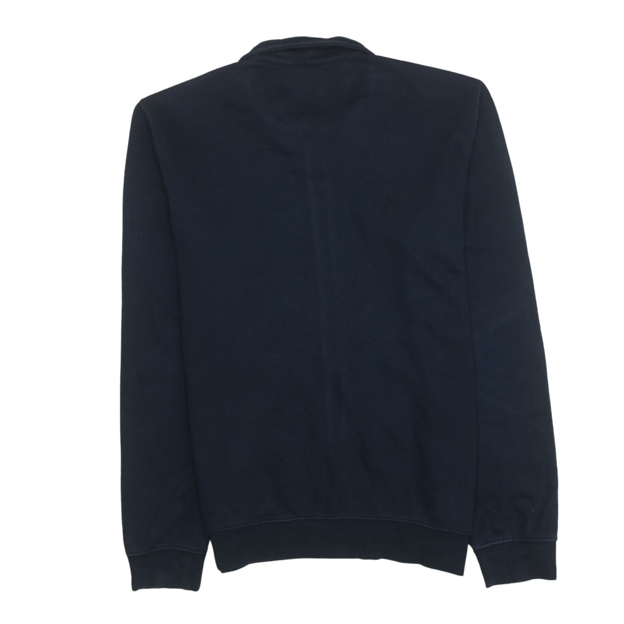 Champion Men's Blue Full Zip Collared Sweatshirt Size L