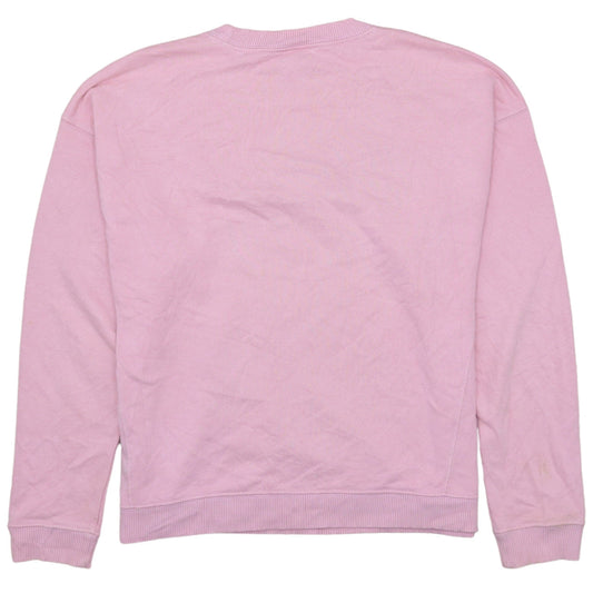 Champion Girls Pink Pullover Crew Neck Logo Sweatshirt 13-14 Years