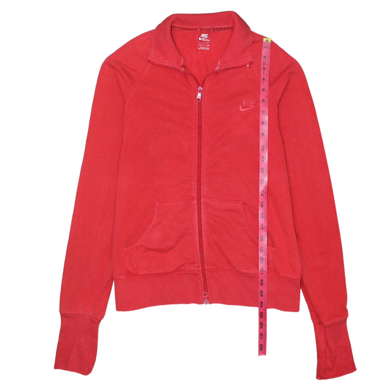 Nike Women's Red Track Jacket Size 18 Full Zip Sportswear