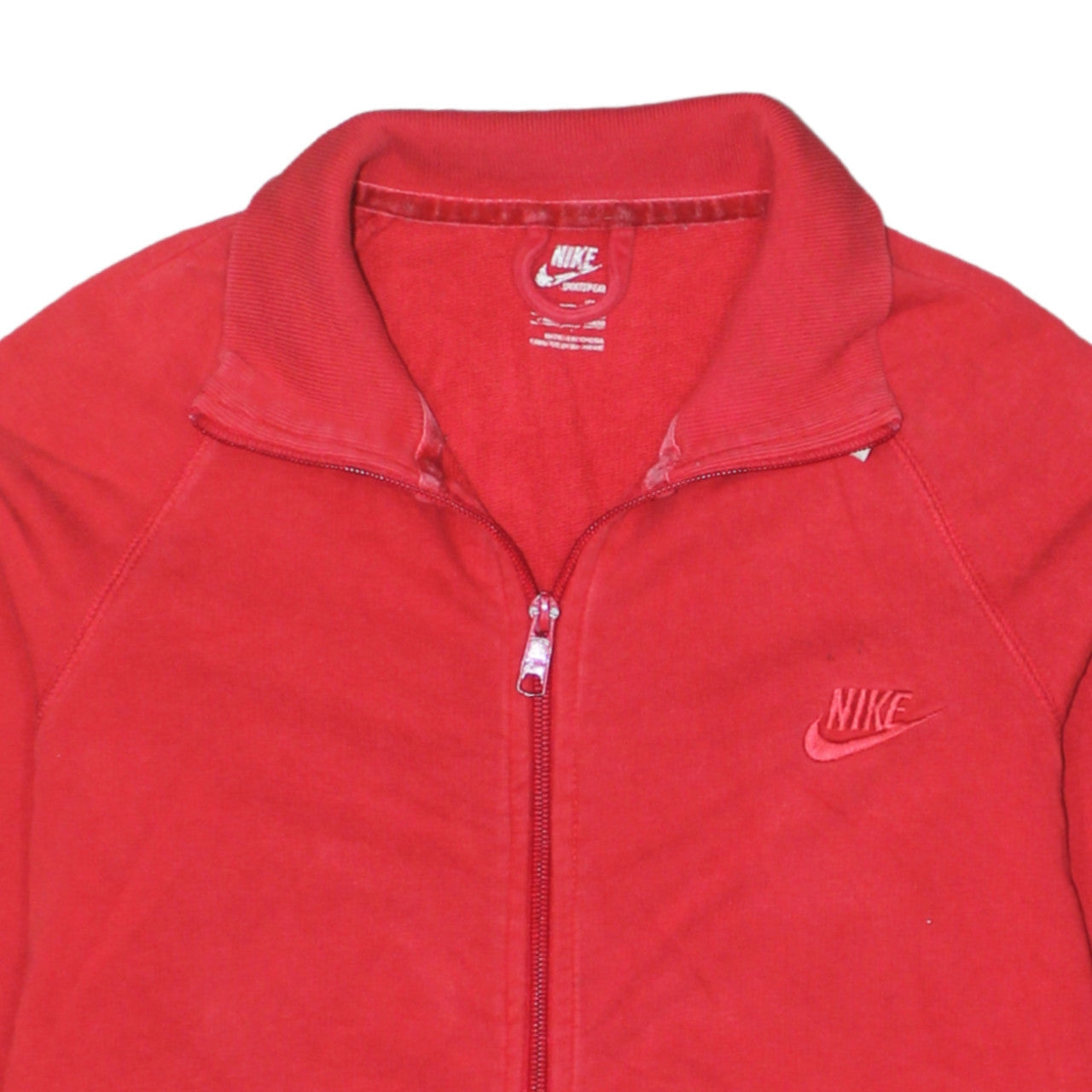 Nike Women's Red Track Jacket Size 18 Full Zip Sportswear