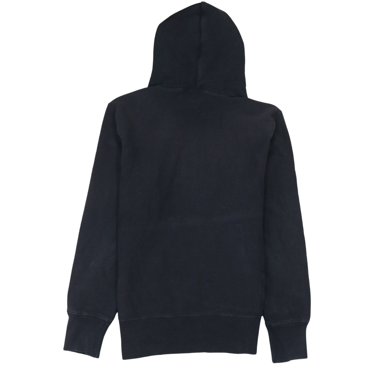 Champion Mens Black Reverse Weave Pullover Hoodie Large Cotton