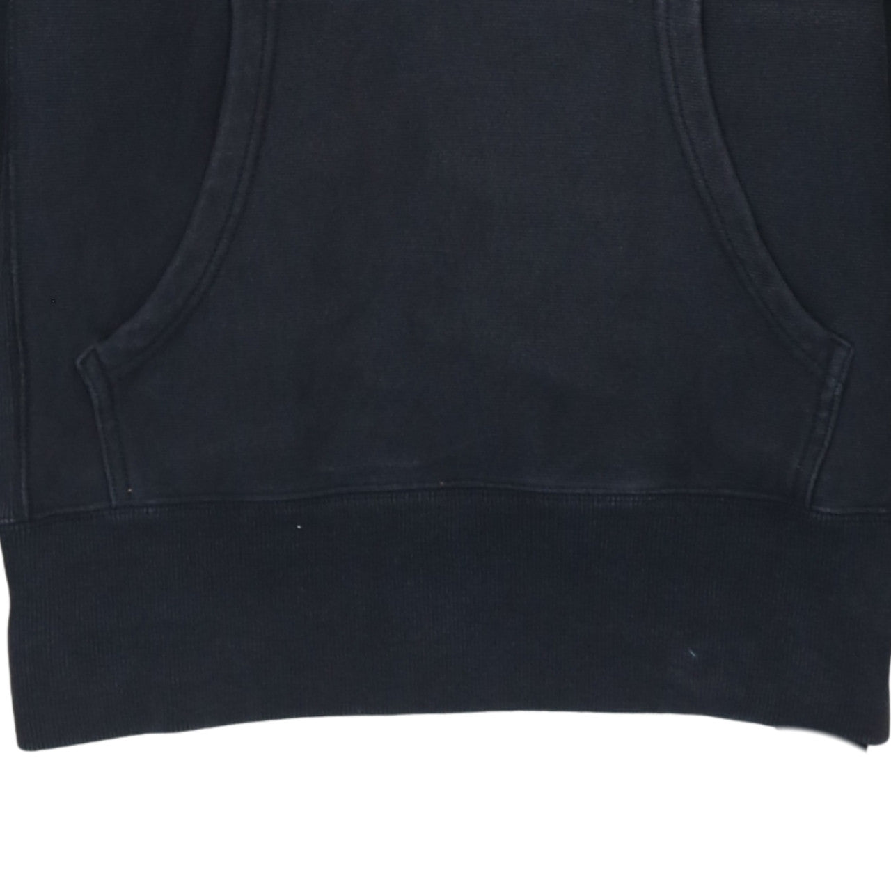 Champion Mens Black Reverse Weave Pullover Hoodie Large Cotton
