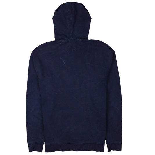 Tommy Jeans Men's Blue XS Pullover Hoodie with Logo Print