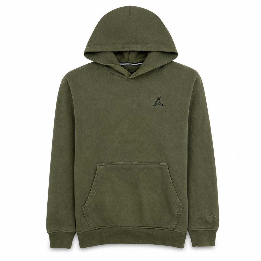 Jordan Men's Green Pullover Hoodie Sweatshirt Size M