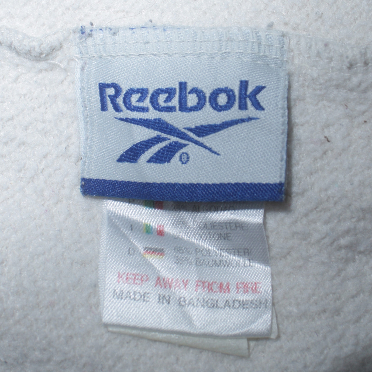 Reebok Essentials Women's White Size 12 Crew Neck Sweatshirt