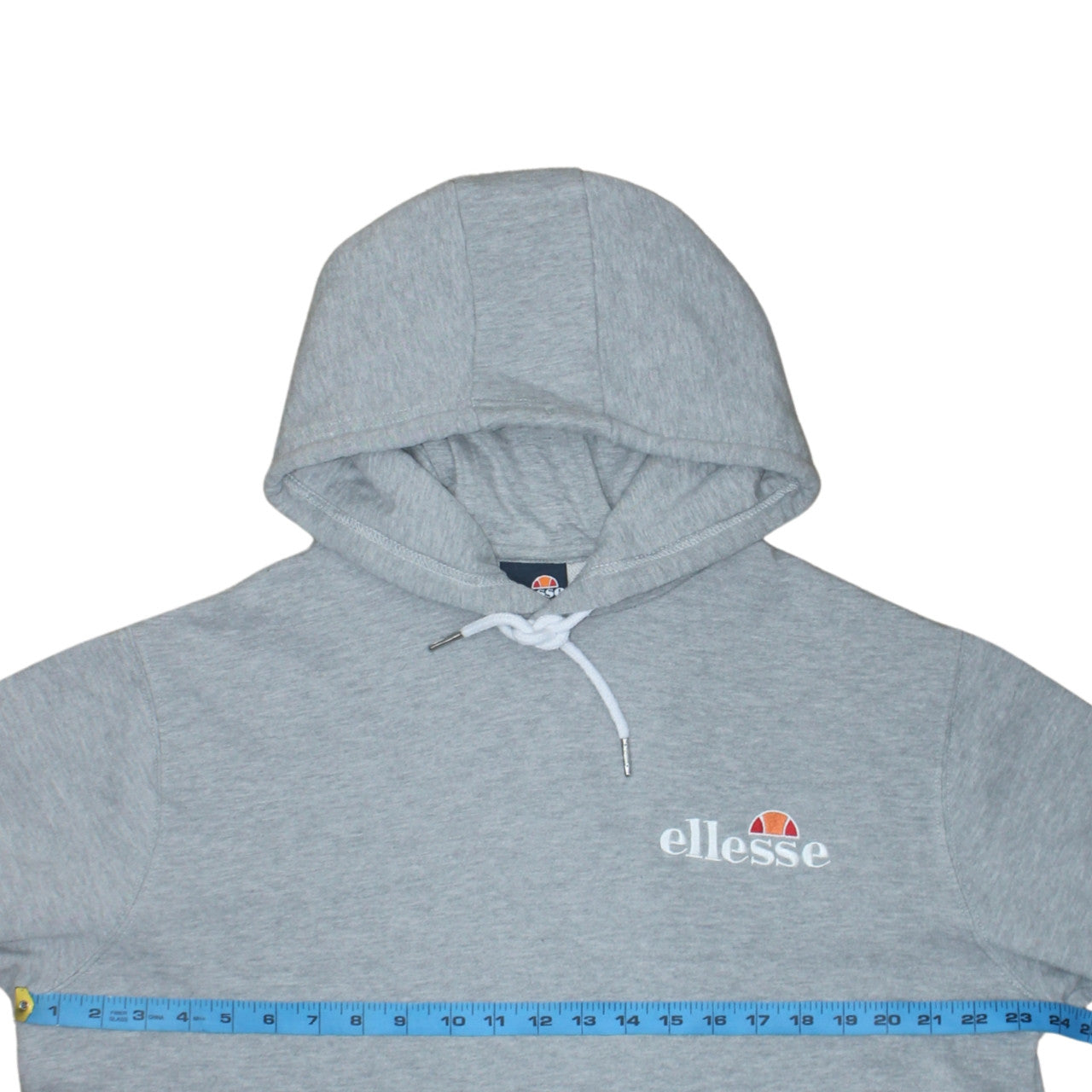 Ellesse Womens Grey Pullover Hoodie UK 18 Cotton Blend Casual
