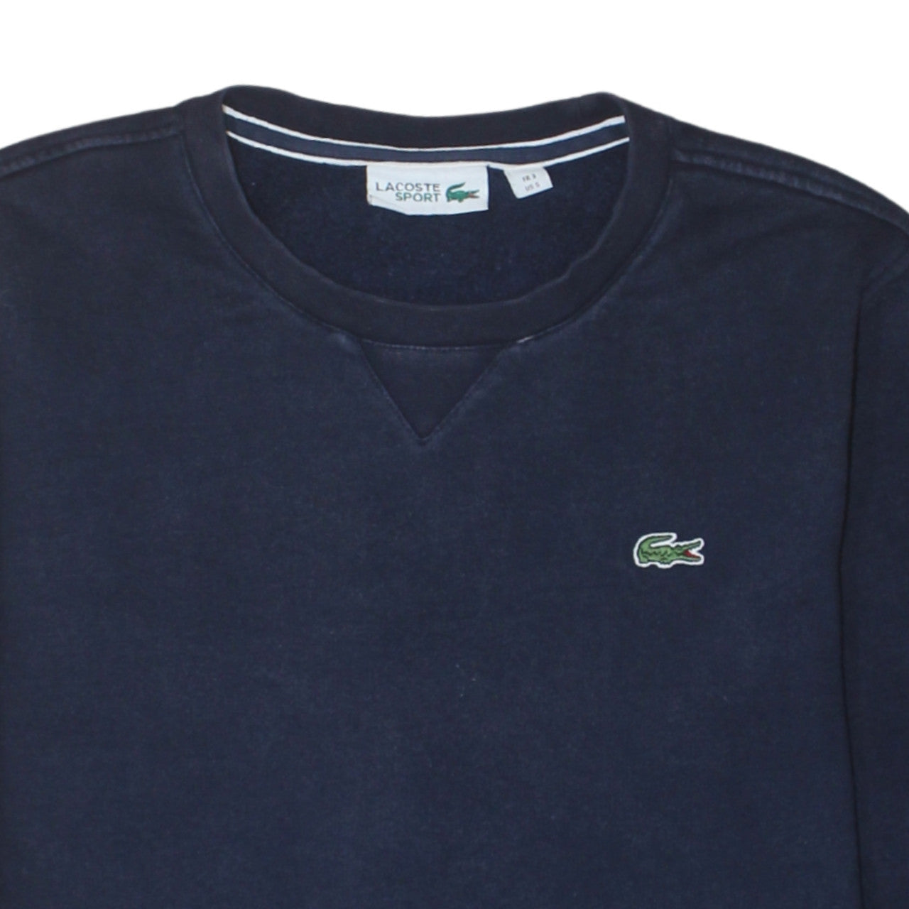 Lacoste Men's Blue Crew Neck Sweatshirt Size S Regular Fit