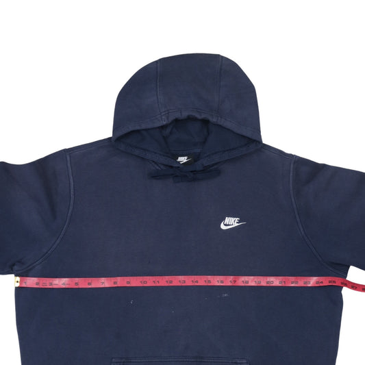 Nike Men's Blue XL Pullover Hoodie Fleece Logo Sportswear