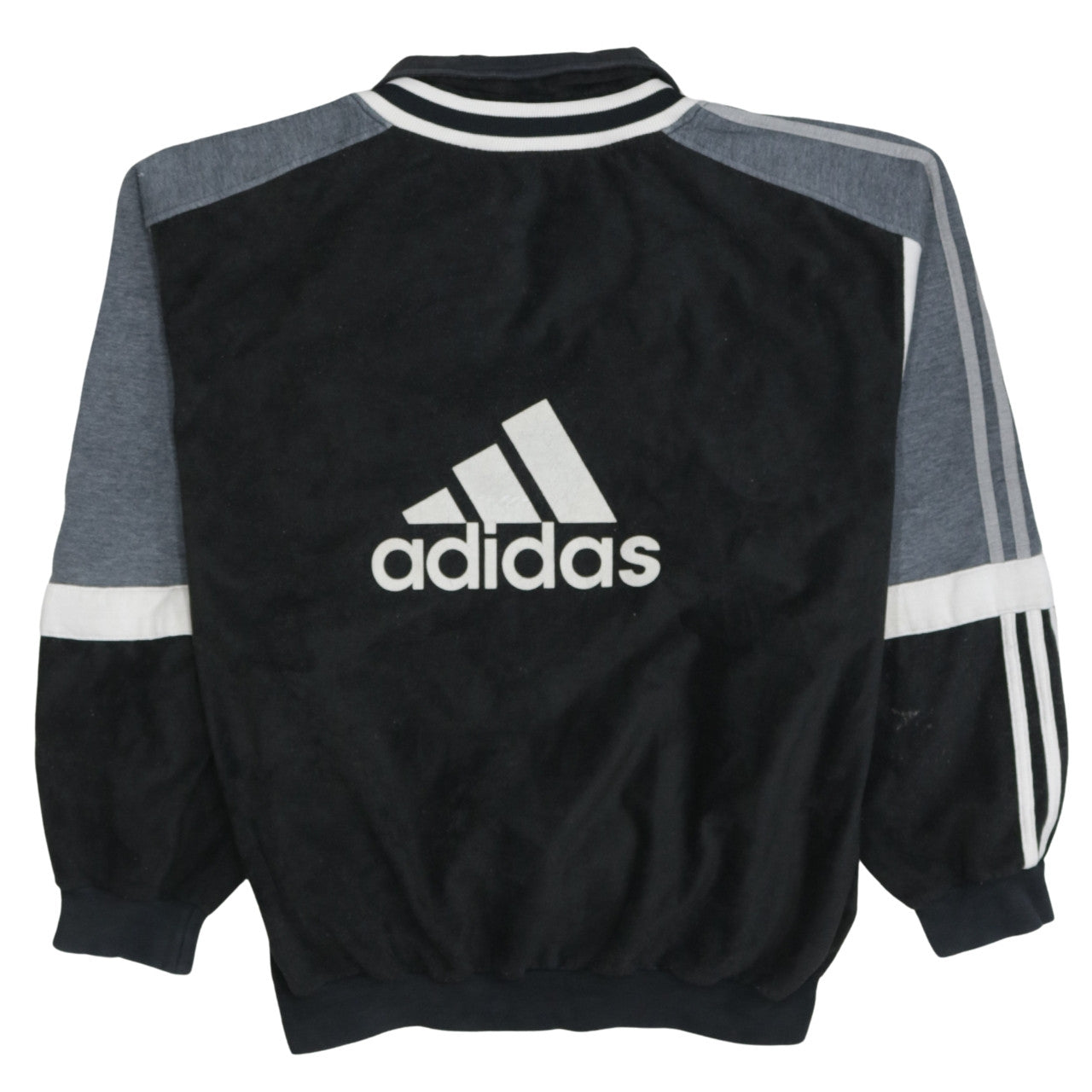 Adidas Men's Black Medium Track Jacket Full Zip Sportswear