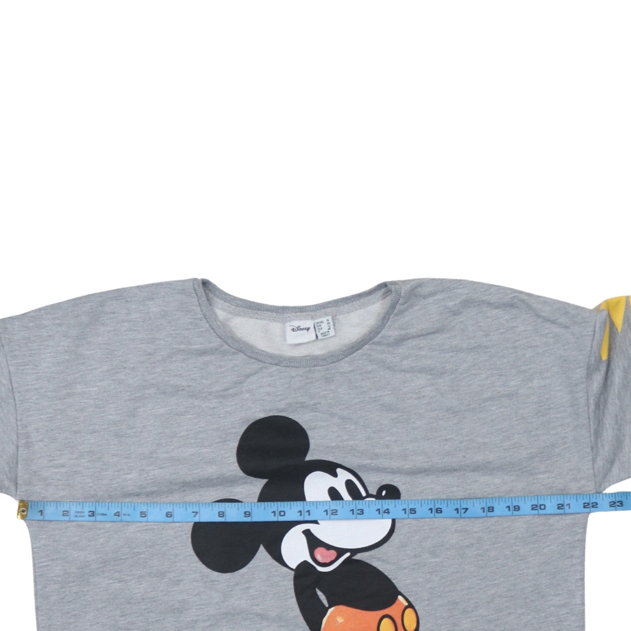 Primark Disney Womens Grey Mickey Mouse Sweatshirt Size 16
