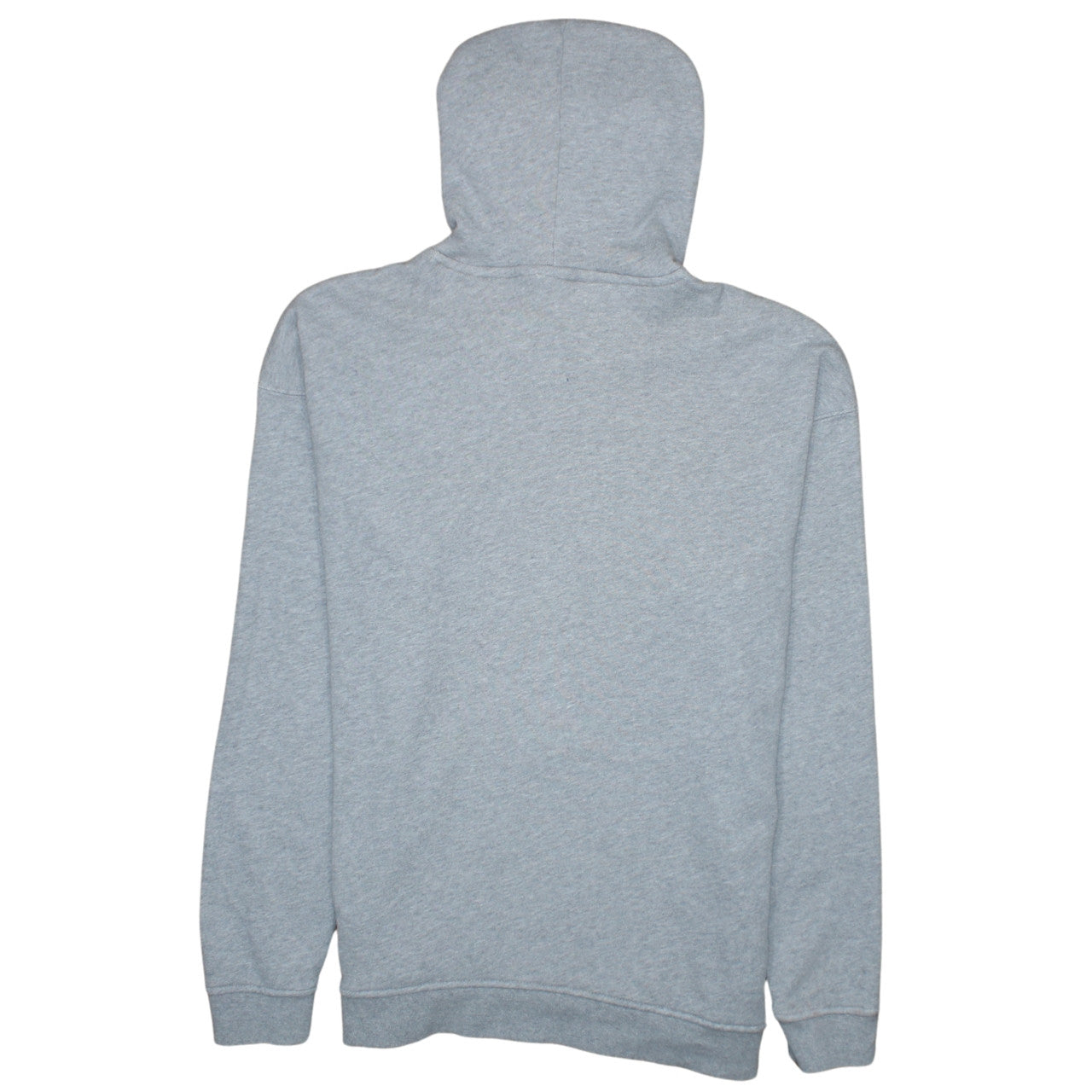 Adidas Women Grey Pullover Hoodie UK 12 Logo Print Lined Sweatshirt