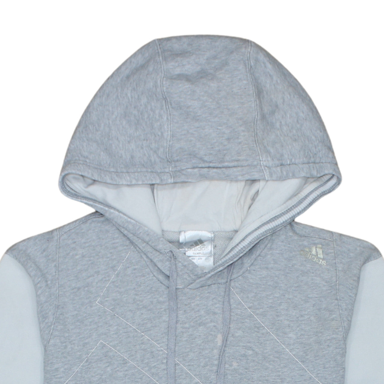 adidas Men's Grey Pullover Hoodie M Regular Fit Sportswear