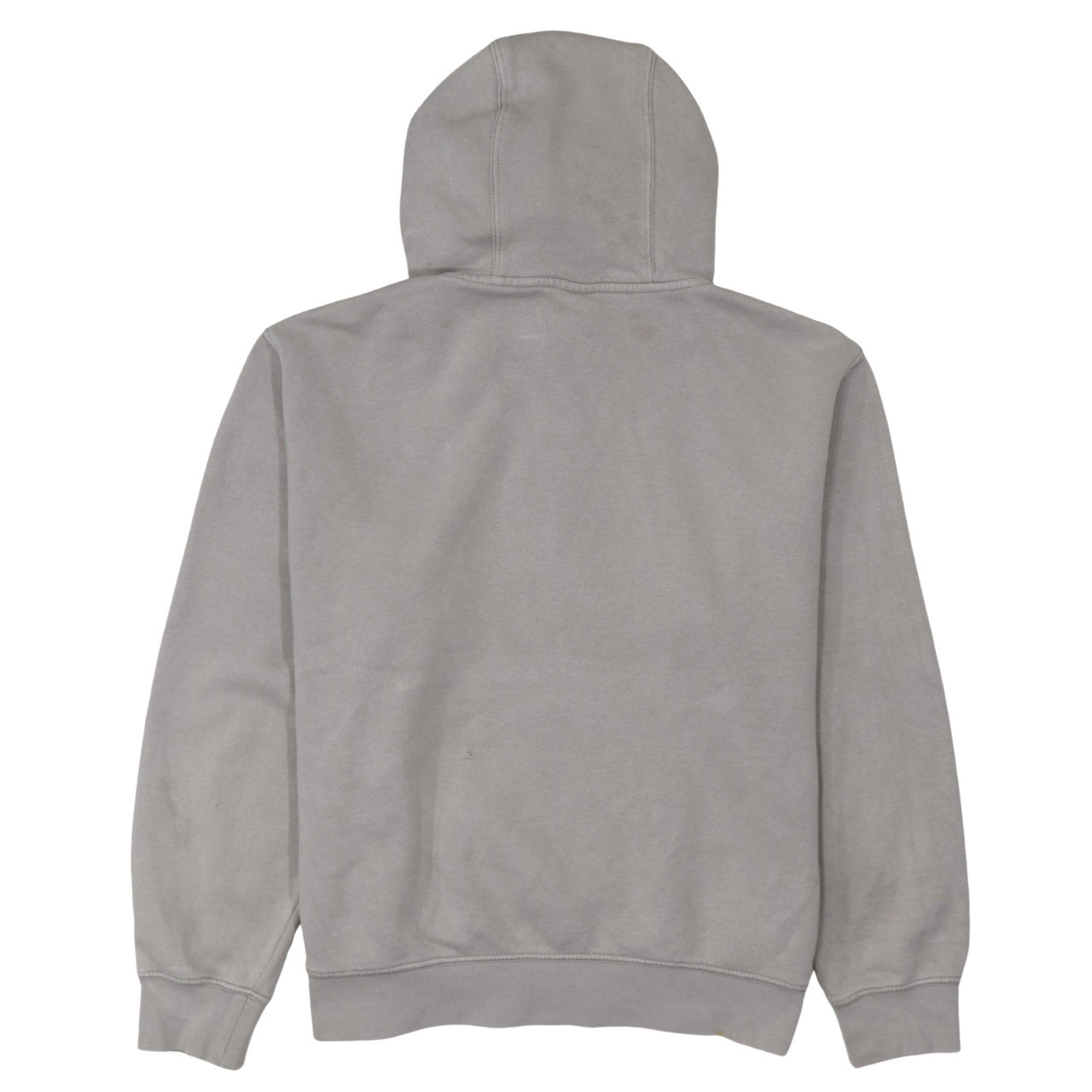 Nike Men Beige Pullover Hoodie L Fleece Logo Sportswear
