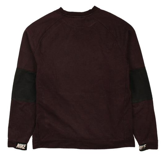 Nike Men’s Brown Crew Neck Logo Sweatshirt Size M Pullover