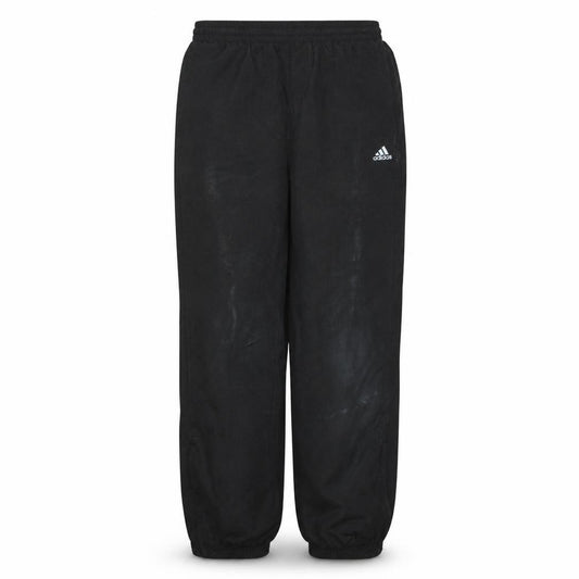 adidas Boys Black Track Pants 13-14 Years Elastic Waist Moisture Wicking