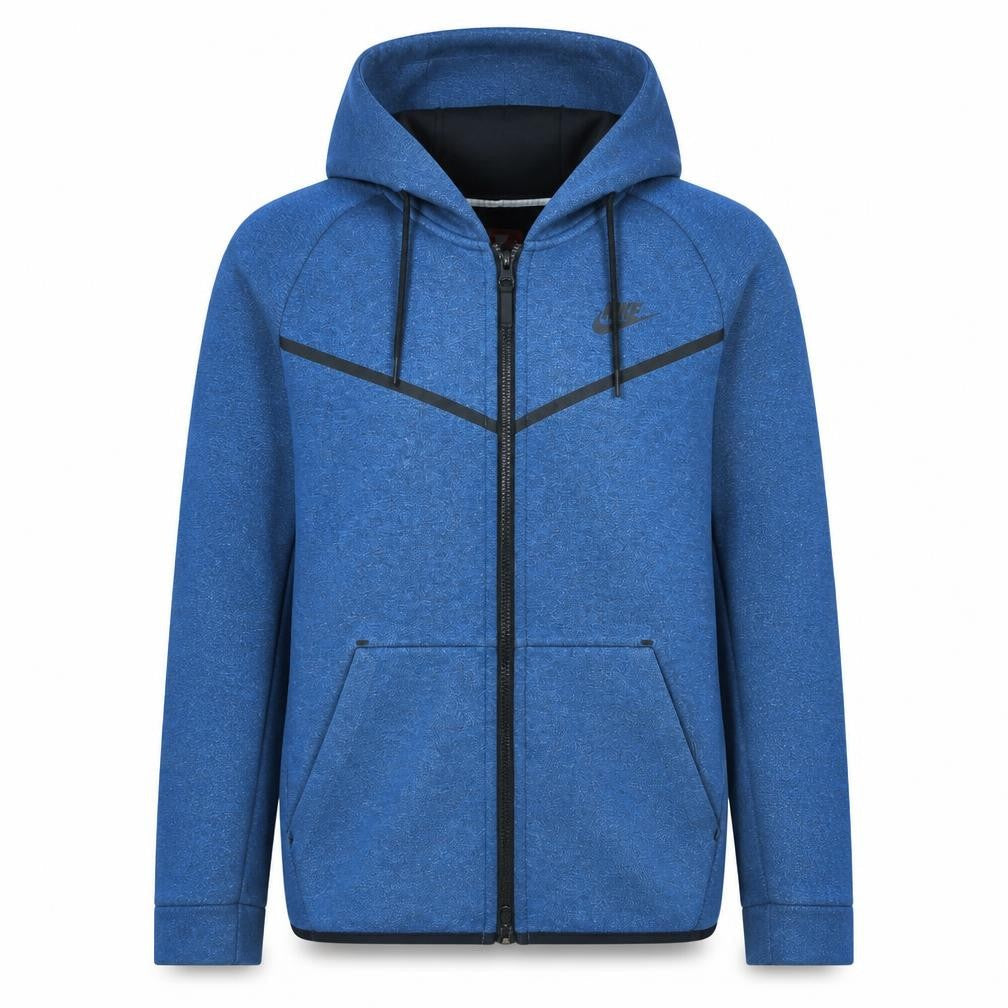 Nike Men's Blue Full Zip Hoodie Size S Regular Fit Sportswear