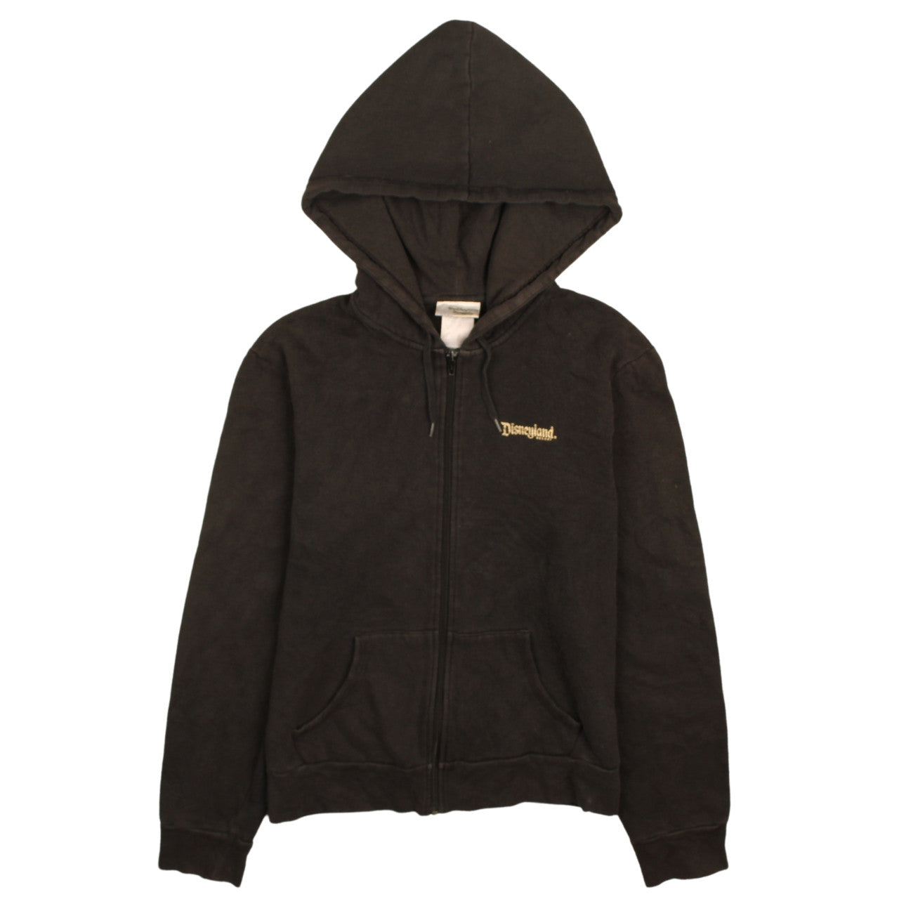 Disneyland Women Black Full Zip Hoodie Sweatshirt Size M