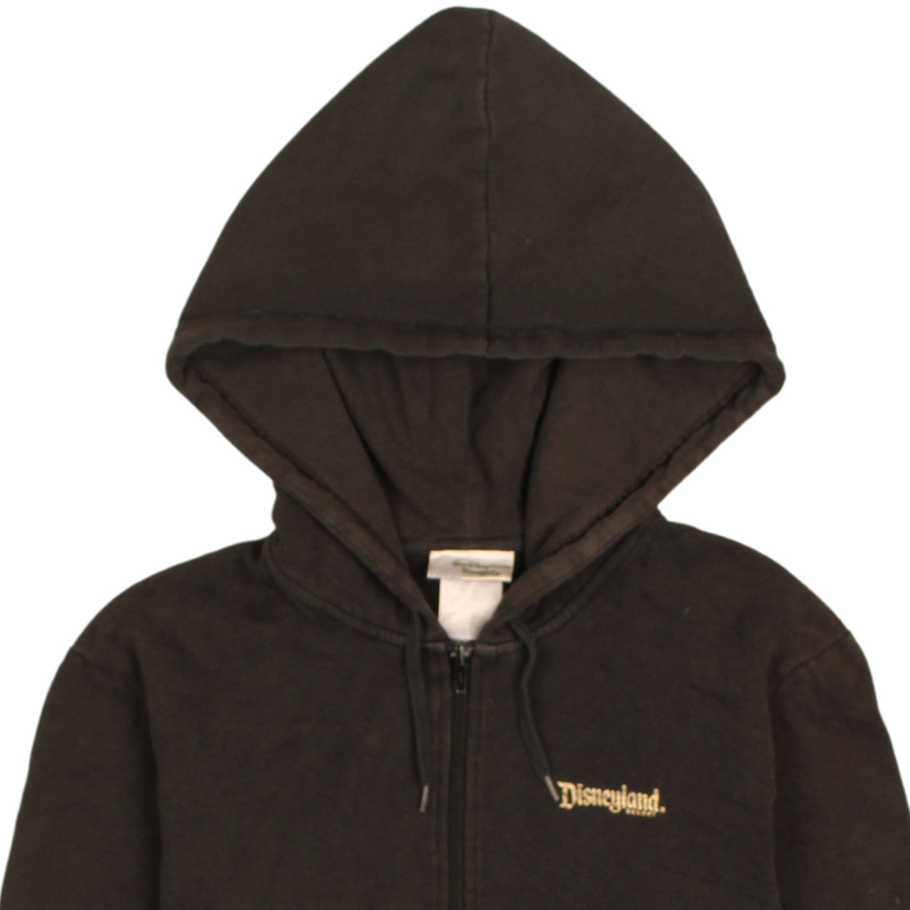 Disneyland Women Black Full Zip Hoodie Sweatshirt Size M