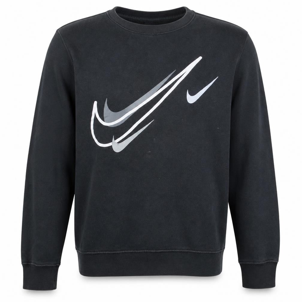 Nike Men's Black Graphic Pullover Sweatshirt Size S
