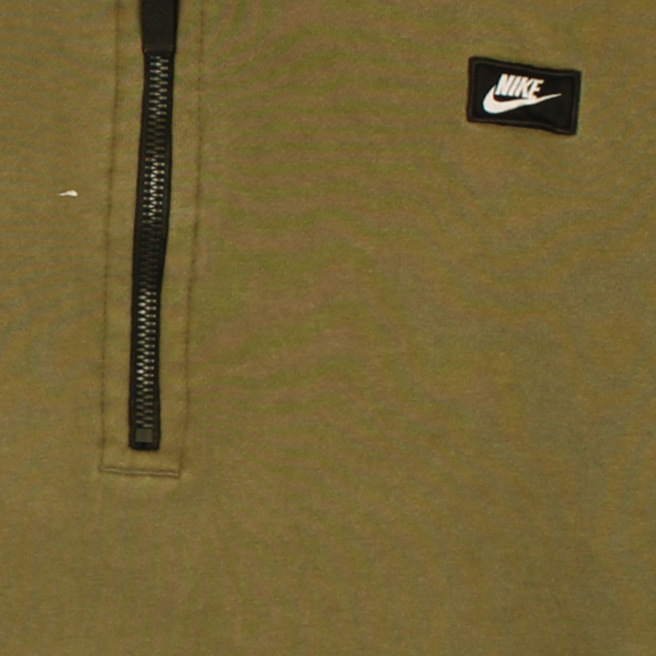 Nike Men’s Green 1/2 Zip Hoodie L Regular Fleece Pullover