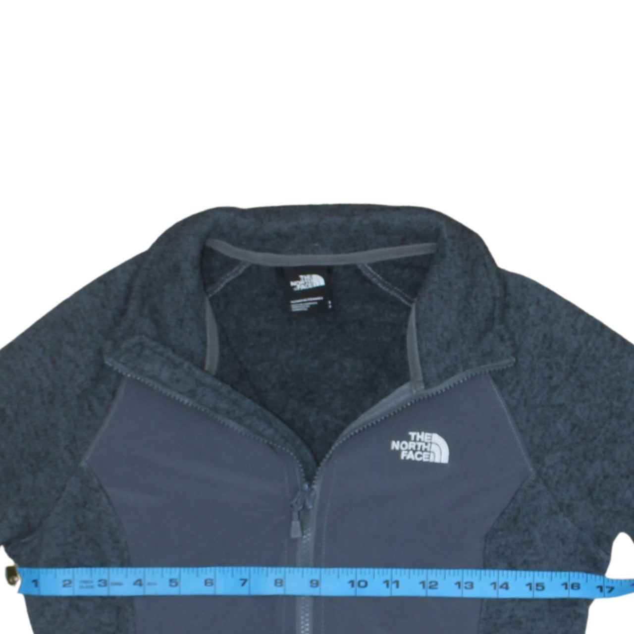 The North Face Women's Grey S Fleece Full Zip Activewear Jacket