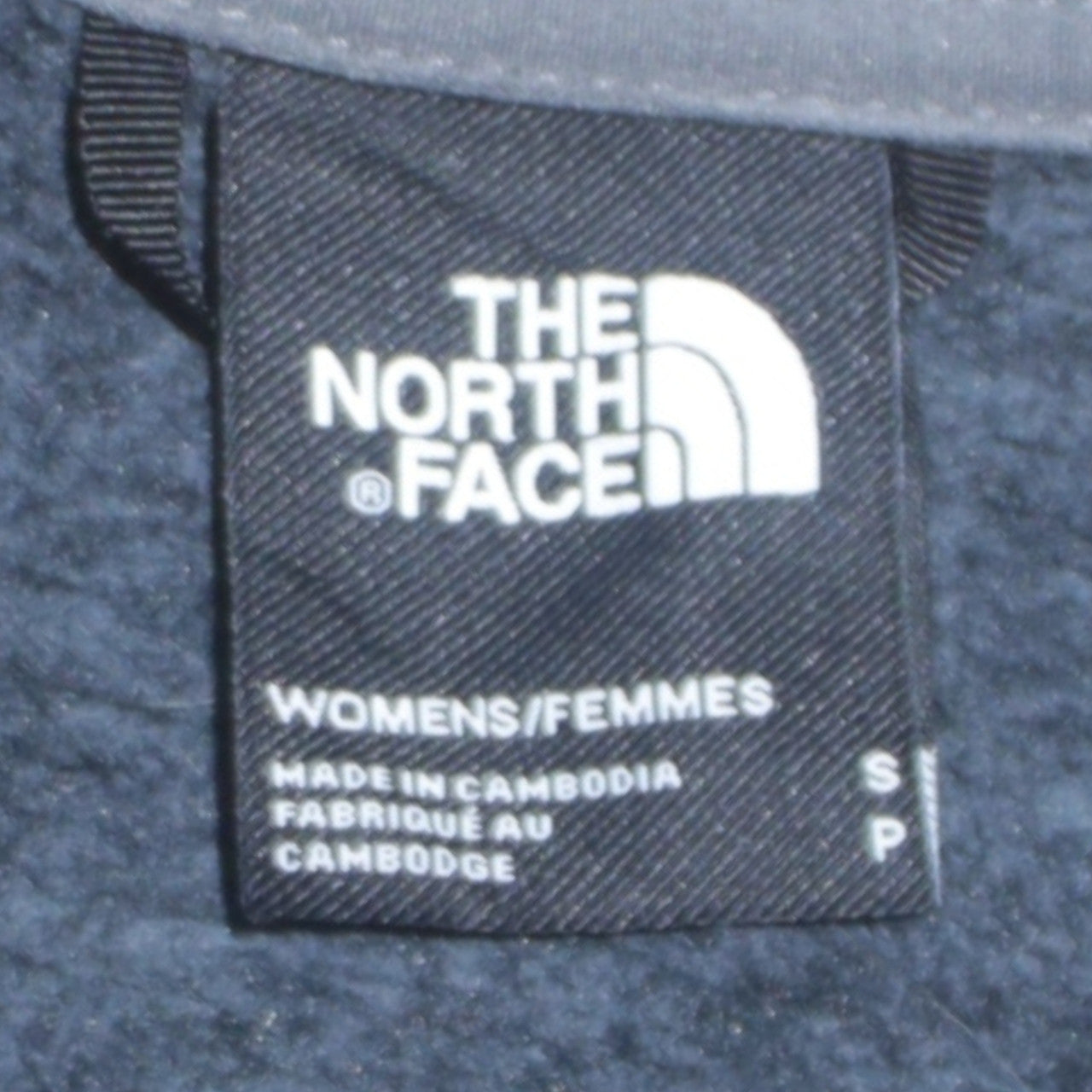 The North Face Women's Grey S Fleece Full Zip Activewear Jacket