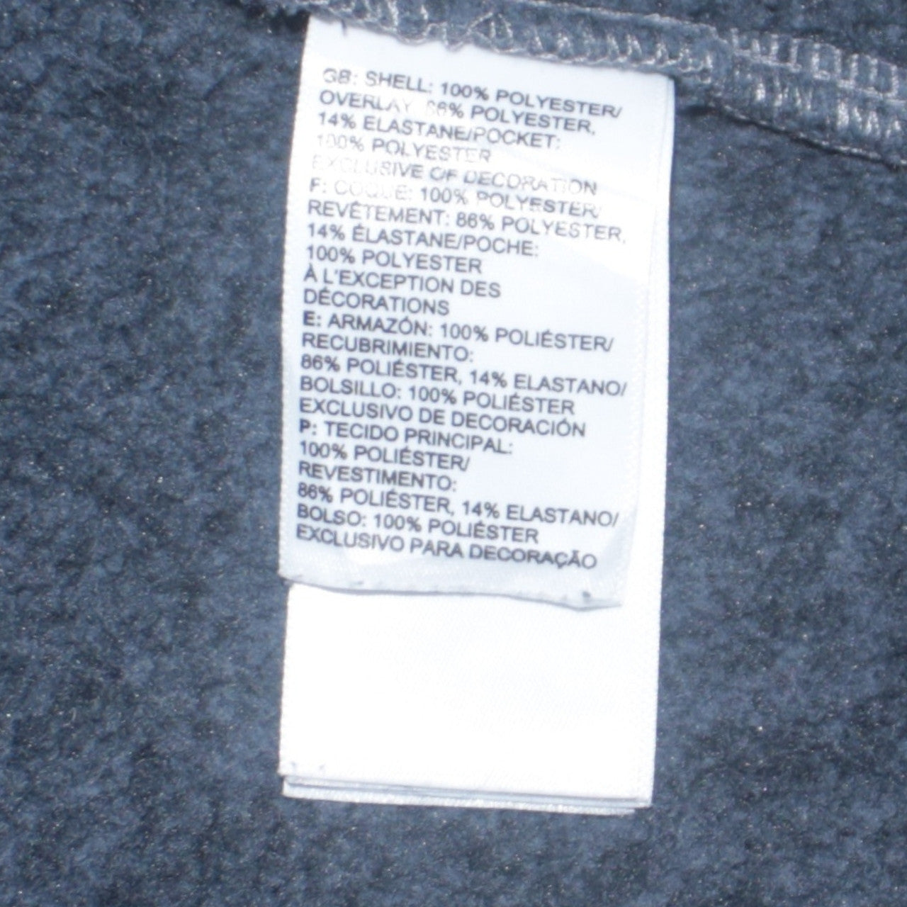 The North Face Women's Grey S Fleece Full Zip Activewear Jacket