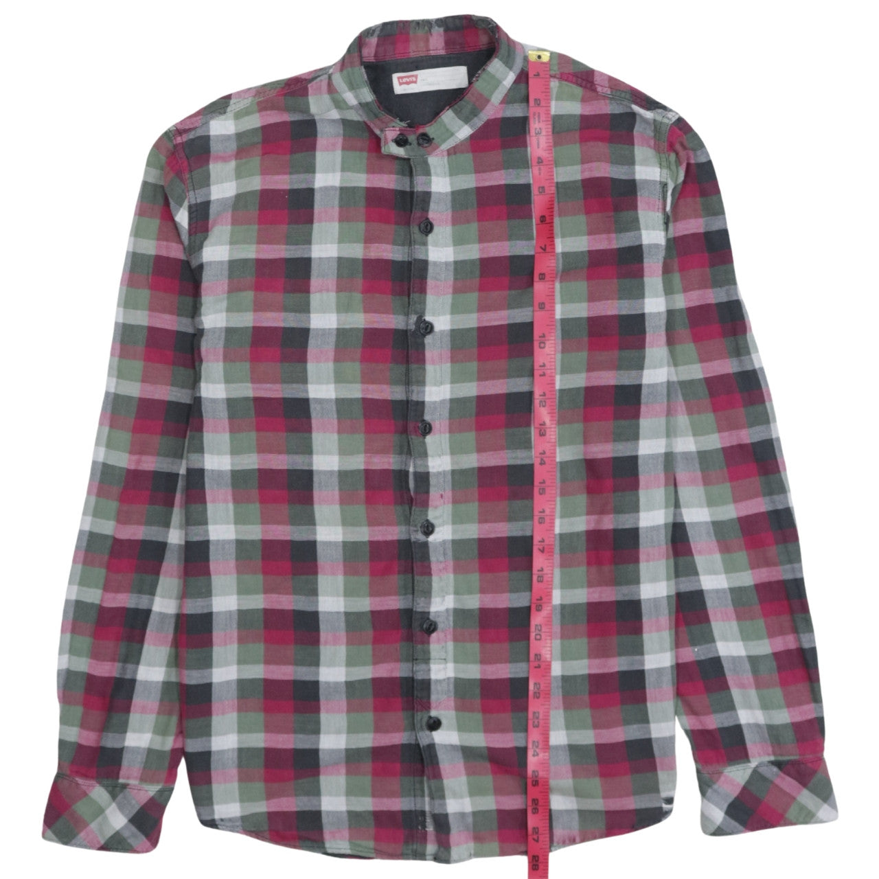 Levi's Men's Multicoloured Slim Fit Check Flannel Button-Up Shirt L