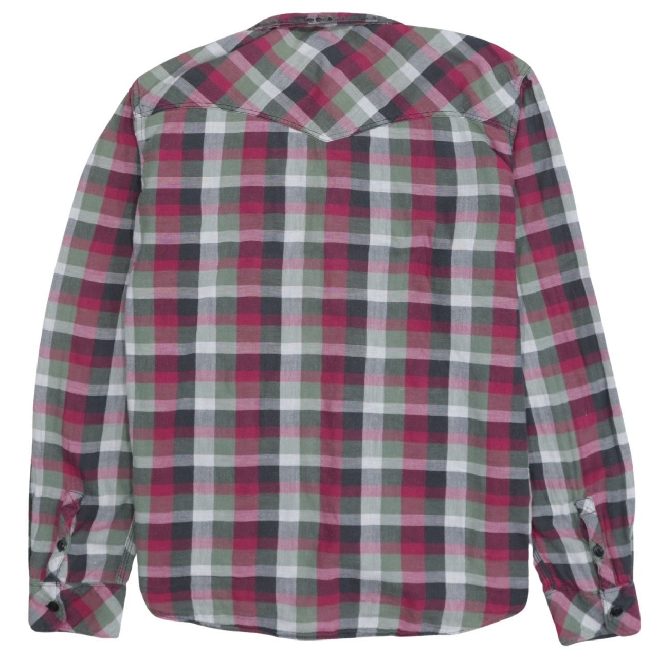 Levi's Men's Multicoloured Slim Fit Check Flannel Button-Up Shirt L