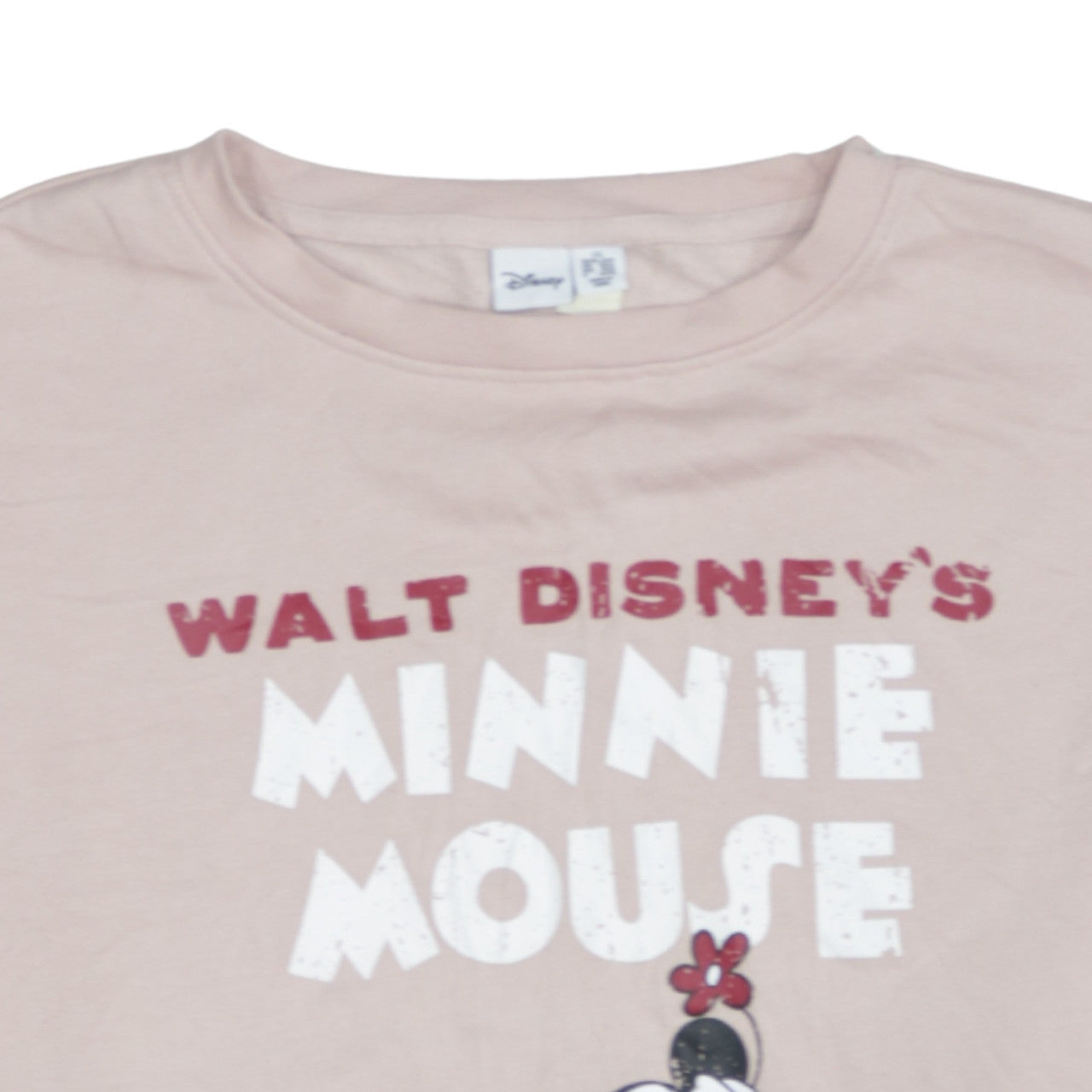 Disney Primark Women Beige Minnie Mouse Pullover Sweatshirt 2XL