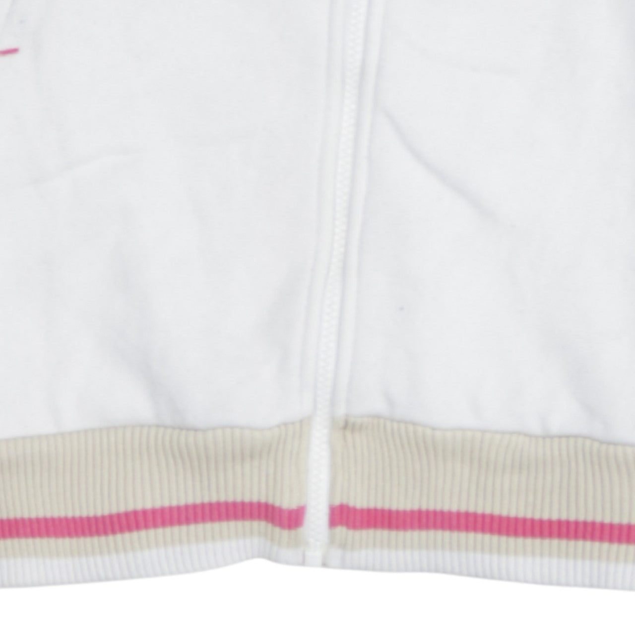 Nike Women White Full Zip Sweatshirt Size S Just Do It Logo