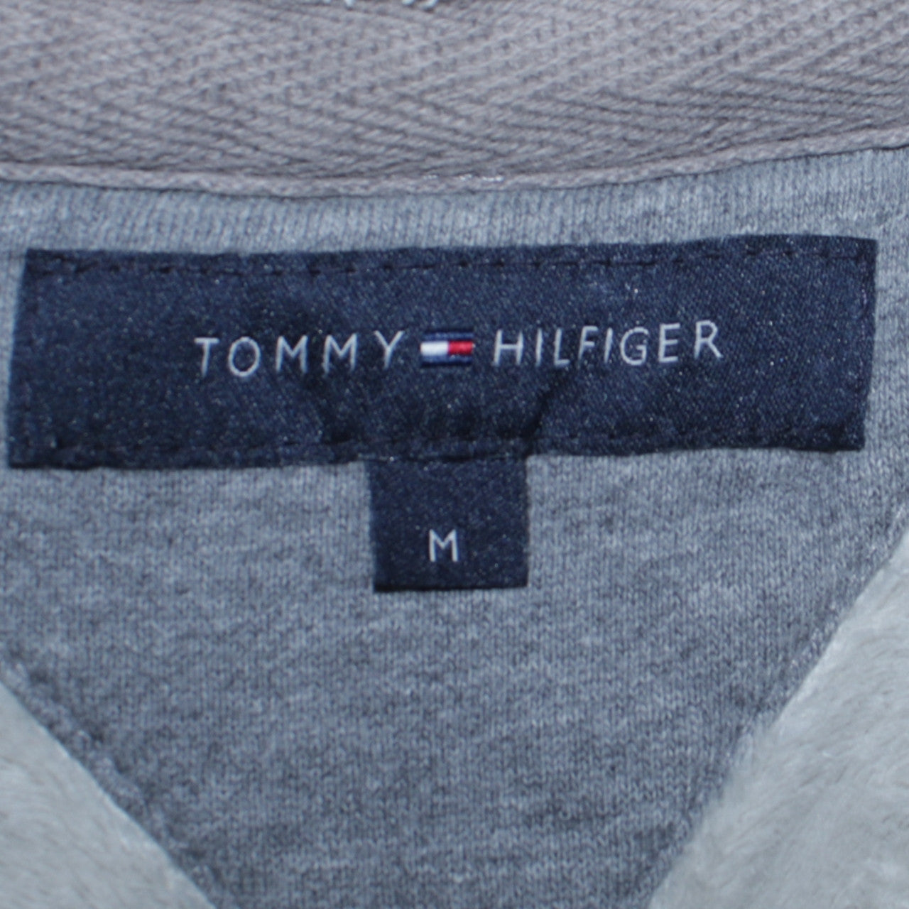 Tommy Hilfiger Men's Black Full Zip Hoodie M Regular Fit