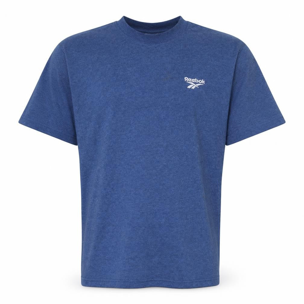Reebok Men's Blue Crew Neck Short Sleeve Classic T-Shirt Size S