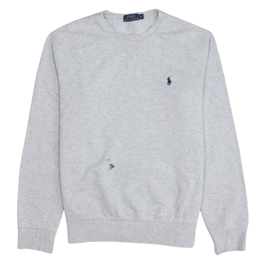 Polo Ralph Lauren Mens Grey Crew Neck Sweatshirt M Regular Fit