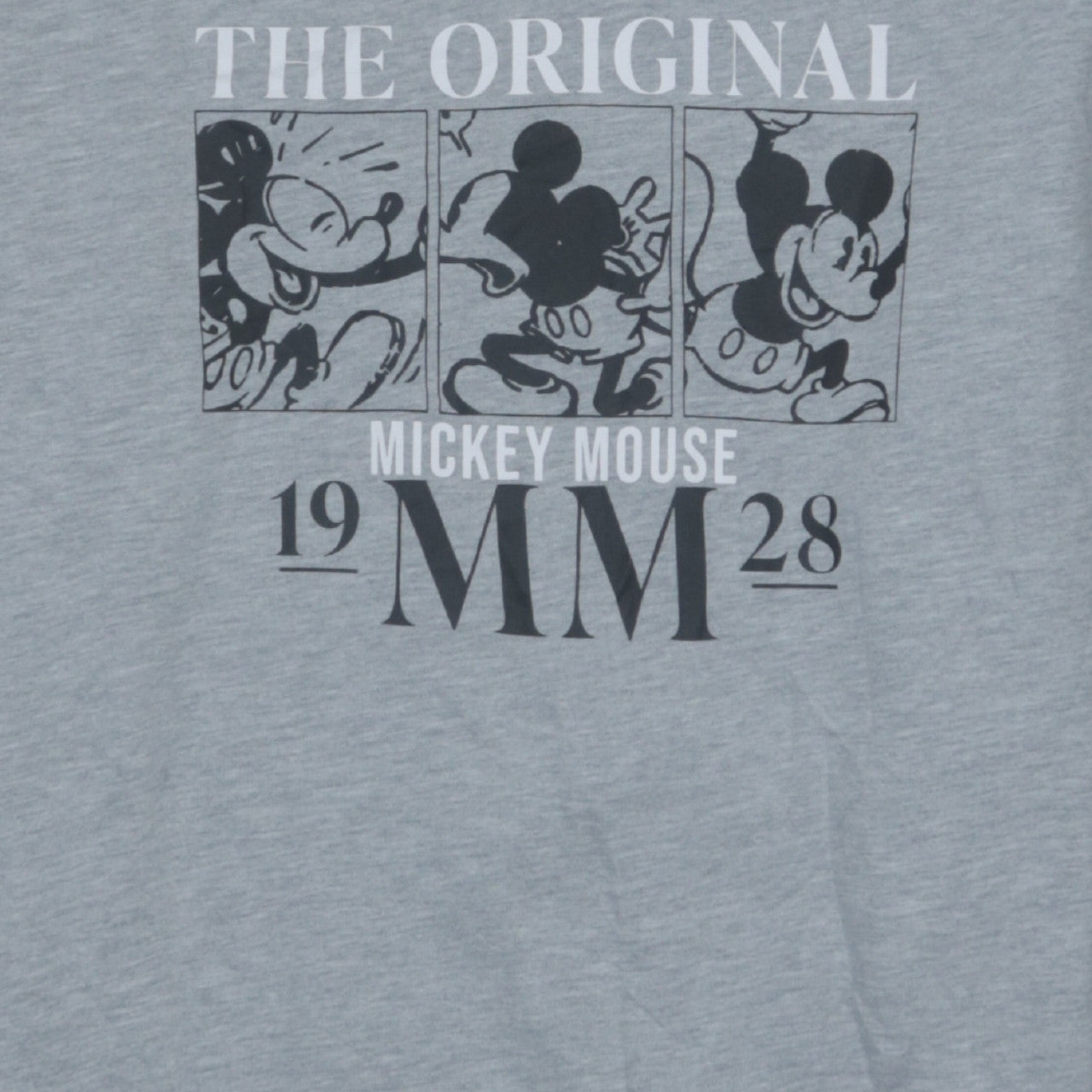 Disney Women Grey Mickey Mouse Graphic Pullover Sweatshirt 2XS