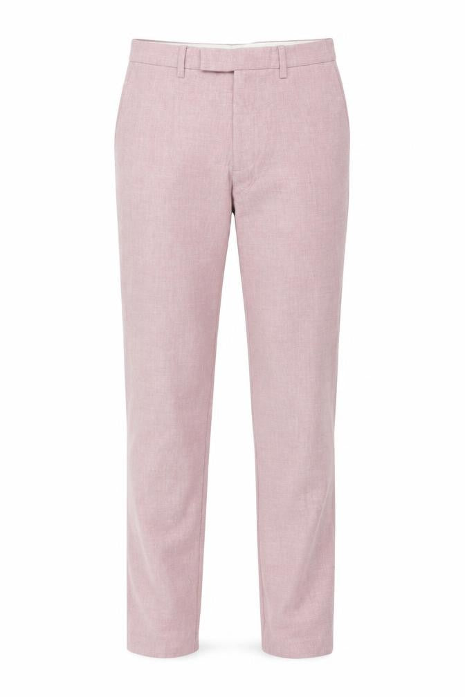 Marks & Spencer Men’s Pink Slim Fit Trousers 30W 33L