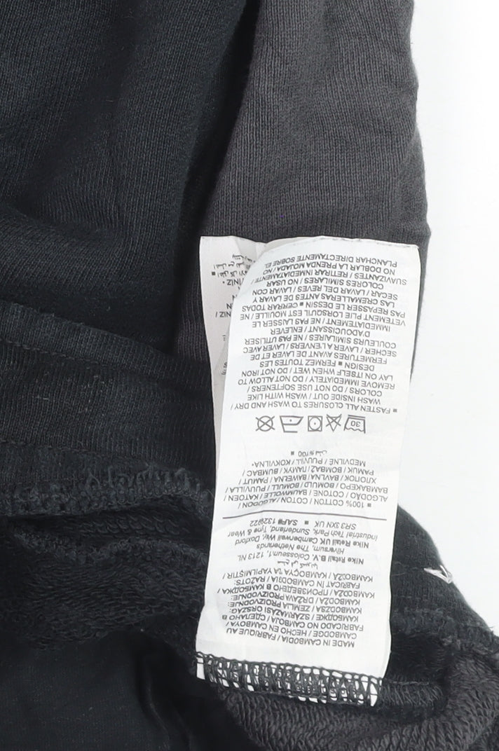 Nike Men Black Jogger Sweatpants L Fleece Lined Athleticwear