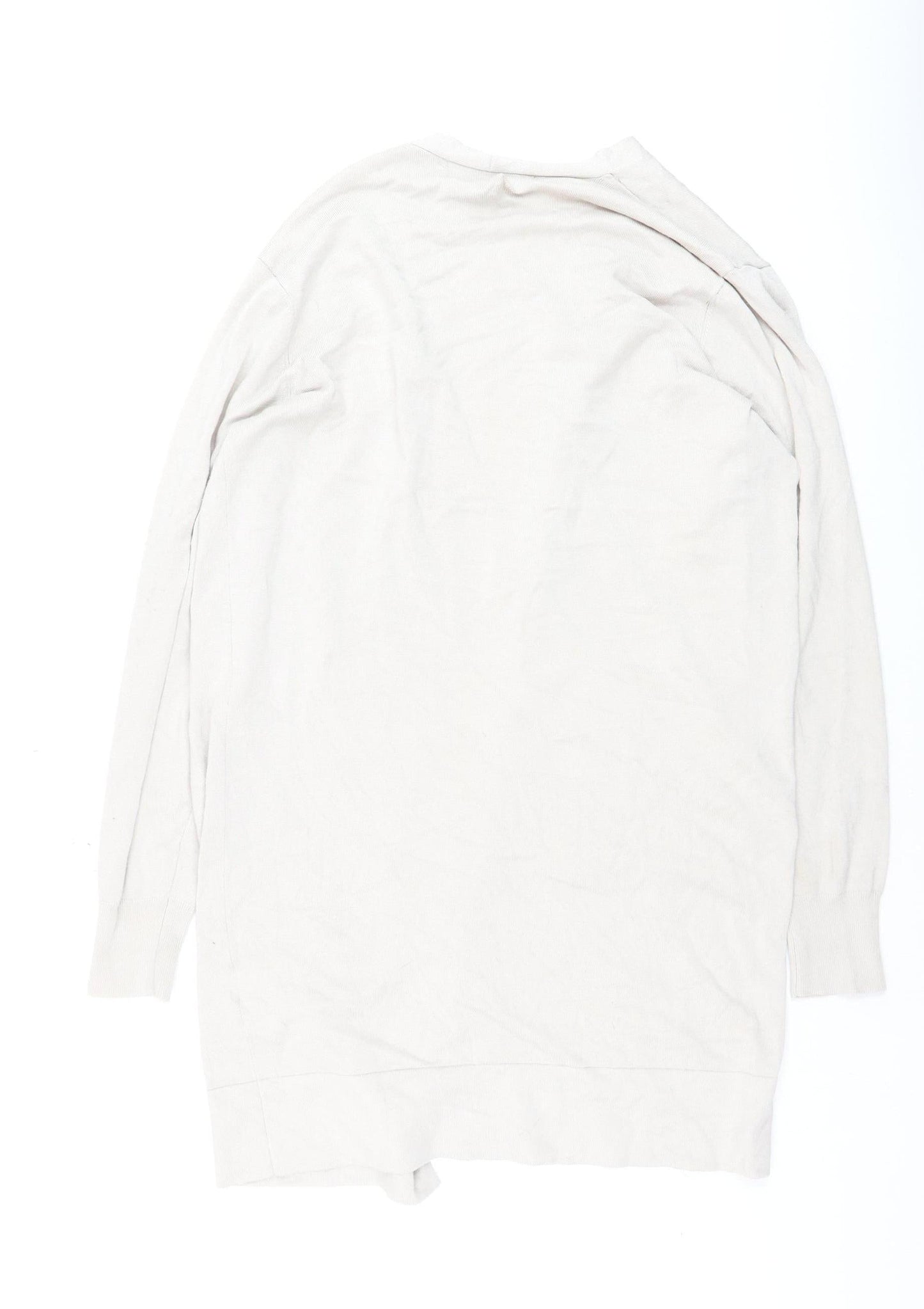 Vero Moda Women’s Ivory Long Sleeve Open Knit Cardigan Size S