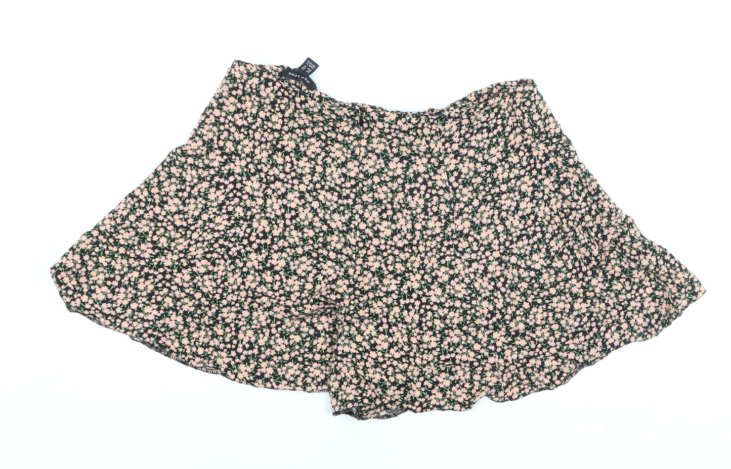 New Look Womens Multicoloured Floral Culotte Shorts Size 16