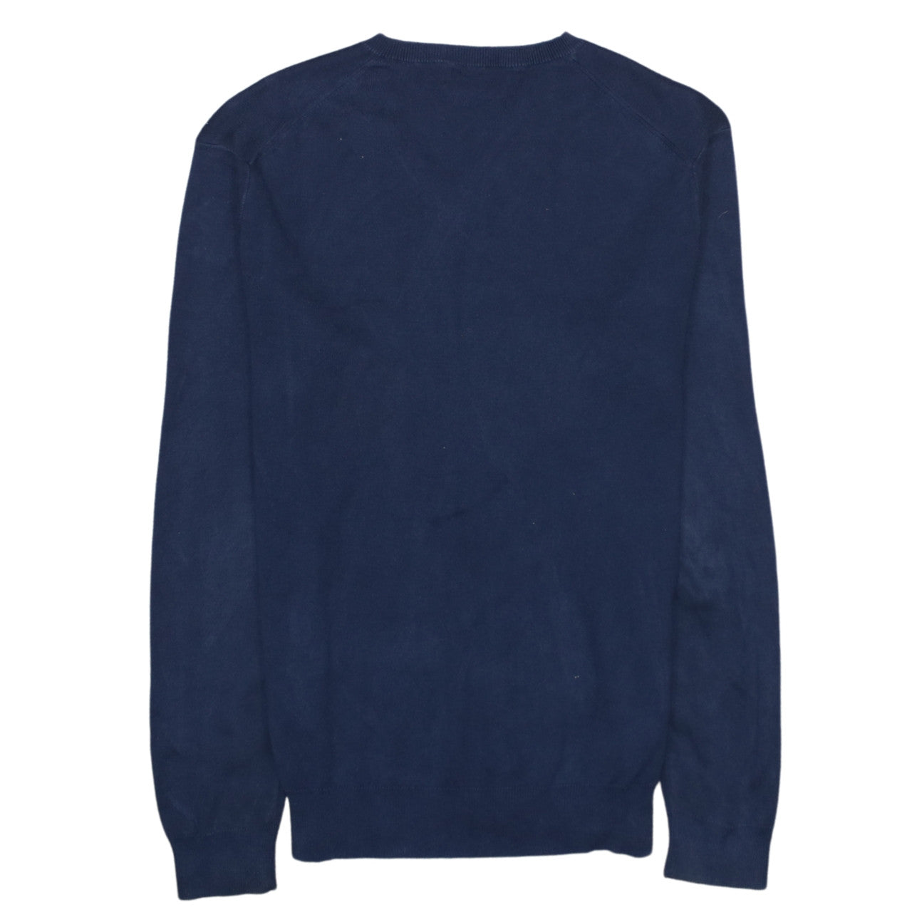 Polo Ralph Lauren Men's Blue V-Neck Cotton Jumper XS