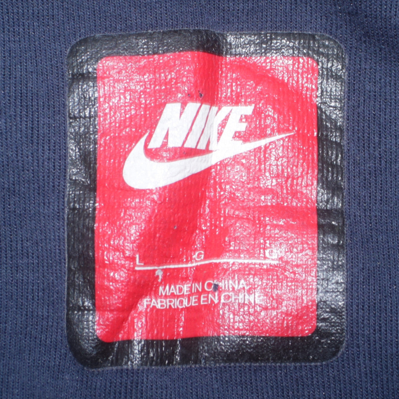 Nike Men's Blue 1/2 Zip Hoodie Size L Lightweight Fleece