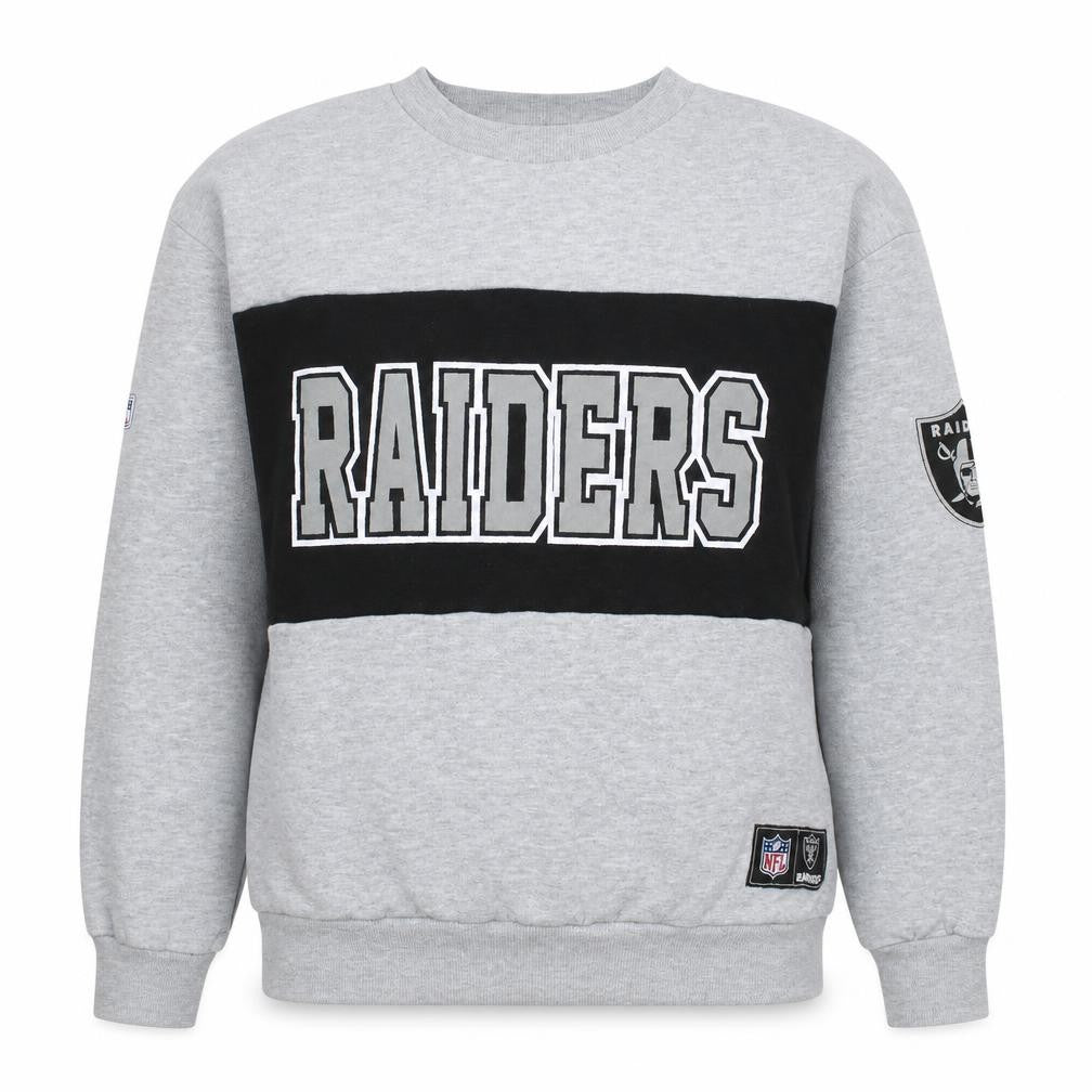 Primark NFL Raiders Grey Sweatshirt XS Women Casual Crew Neck