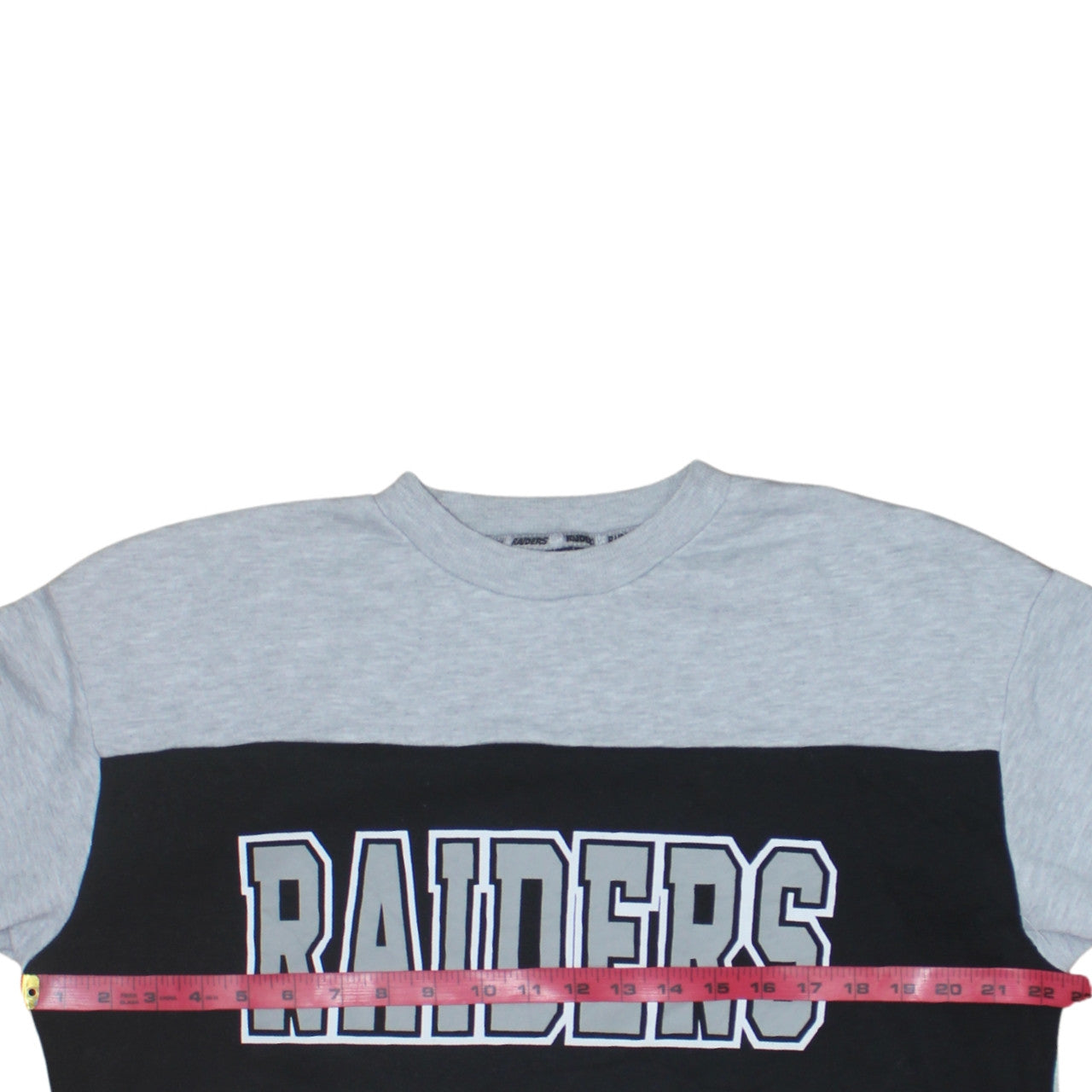 Primark NFL Raiders Grey Sweatshirt XS Women Casual Crew Neck