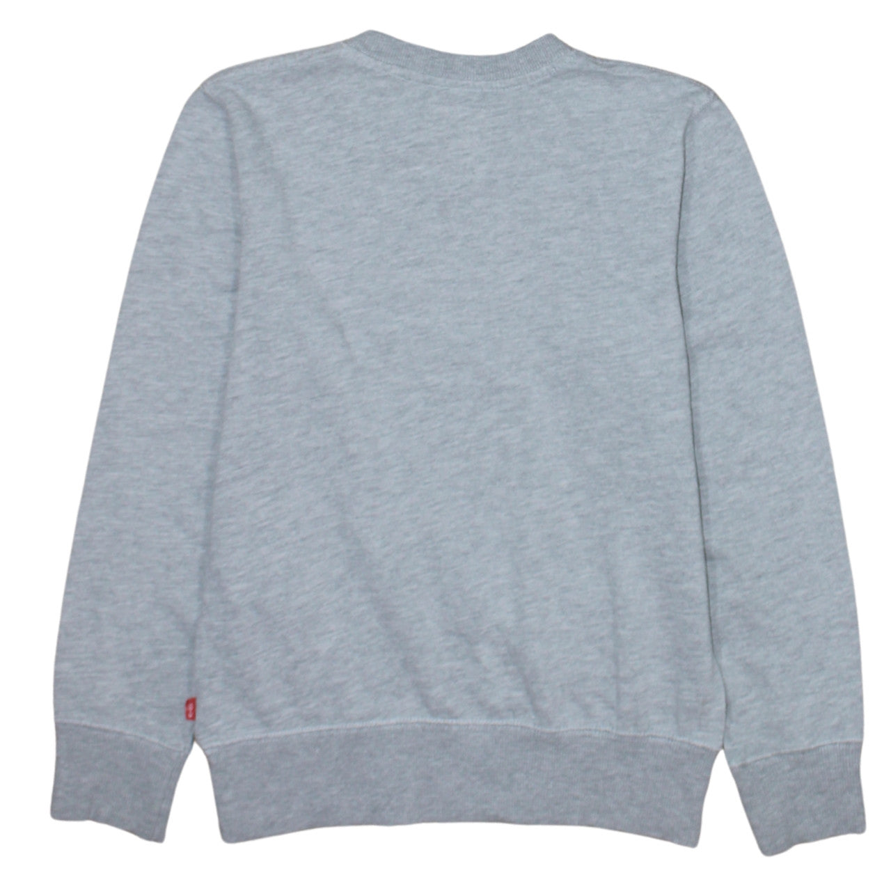 Levi's Boys Grey Crew Neck Logo Sweatshirt Size 12 Years Cotton Blend